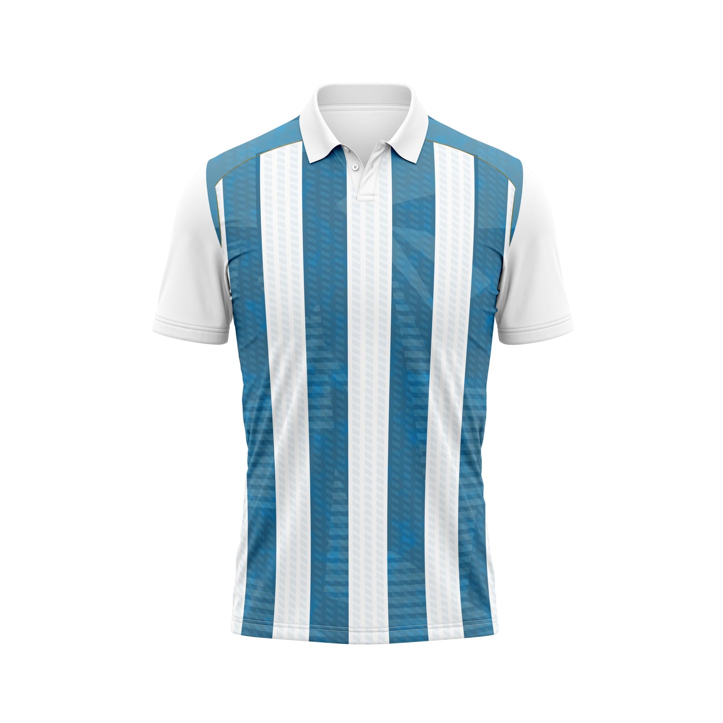 White Cricket Club Jersey – Add Sponsor Logos