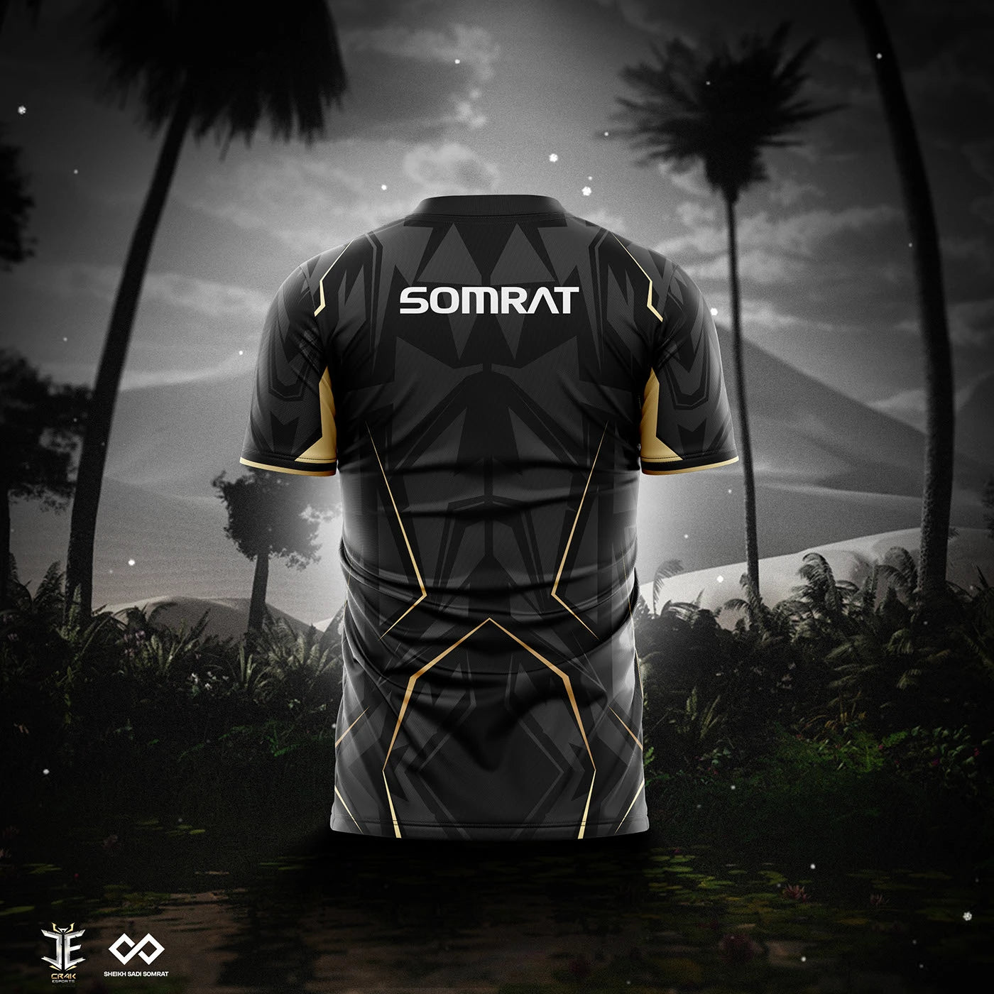 CRACK Customized Esports Gaming Jerseys – Add Name, Number & Logo