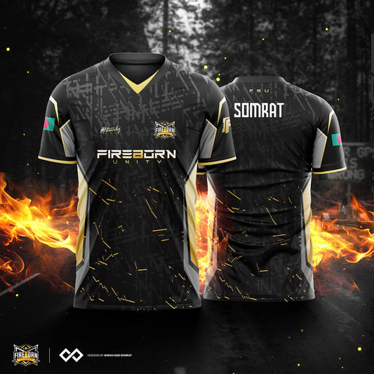 FIREBORN Customized Esports Gaming Jerseys – Add Name, Number & Logo