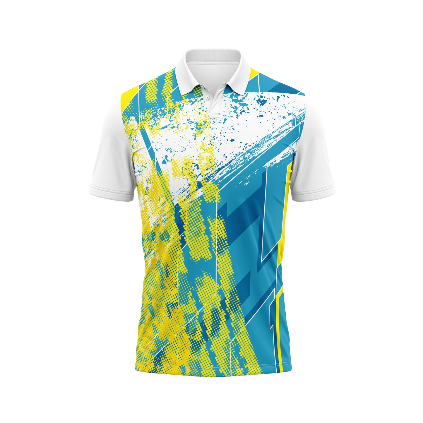 Premium White Cricket Match Jersey – Customized