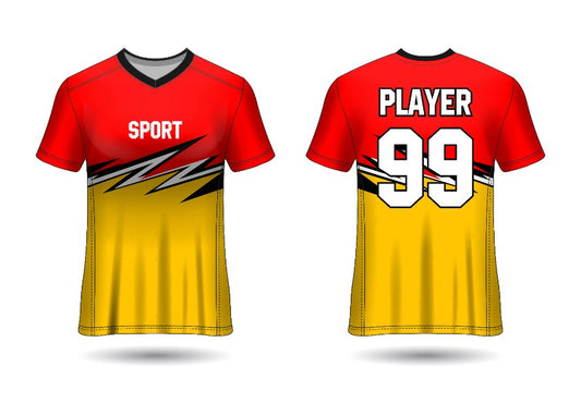 Customized V Neck Jersey for Clubs & Academies