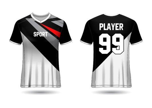 Custom Sportswear V Neck Jersey