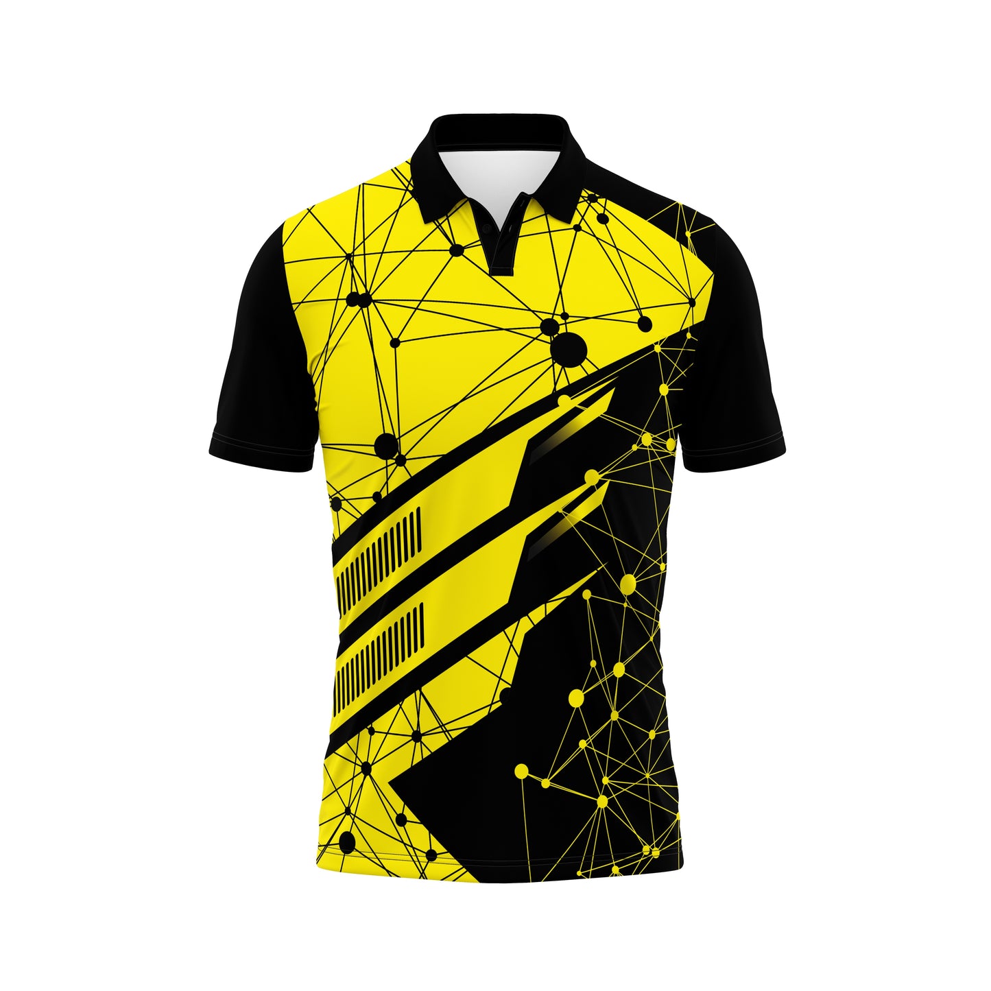 Black Cricket Squad Jersey – Custom Print
