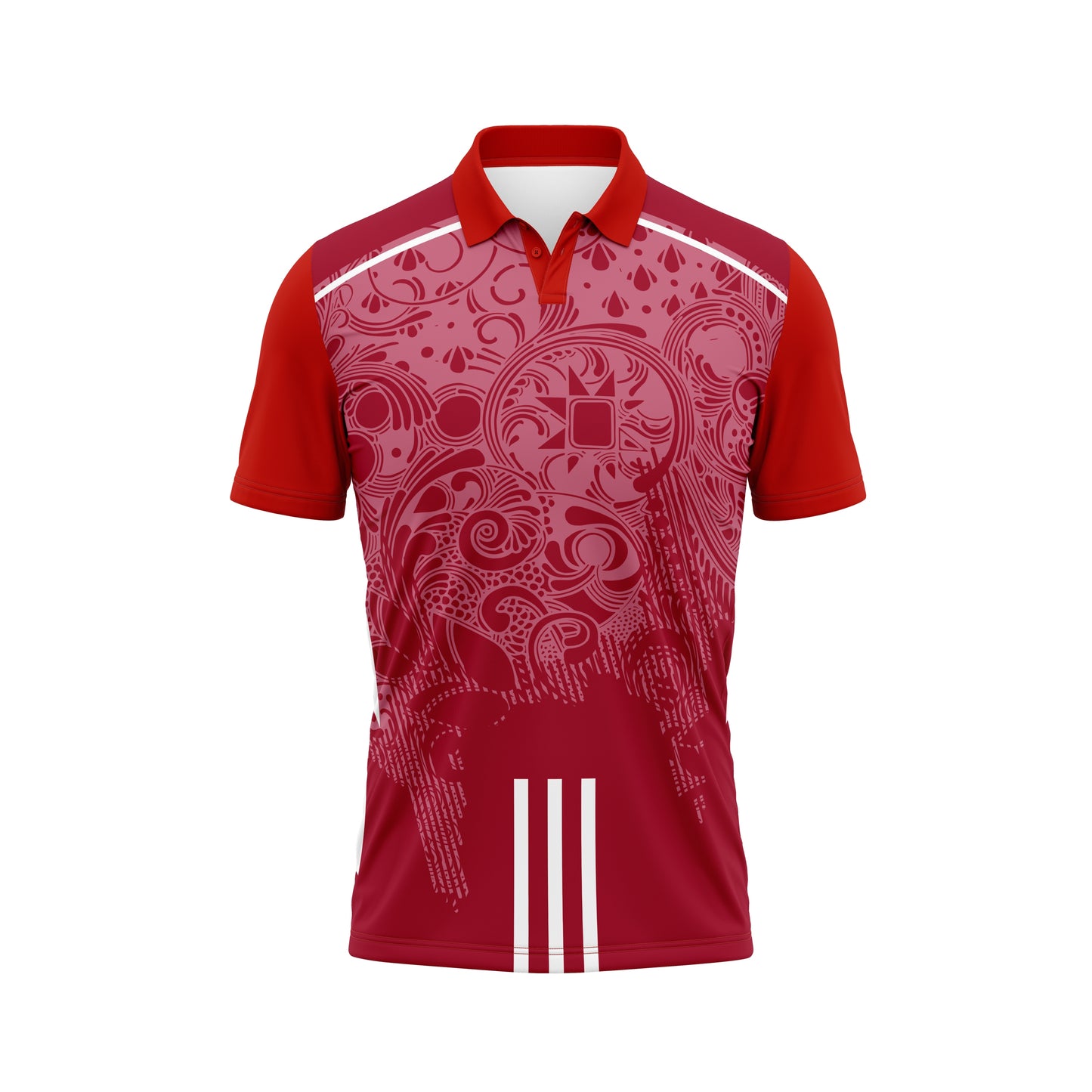Red Personalized Sportswear – Full Custom Design