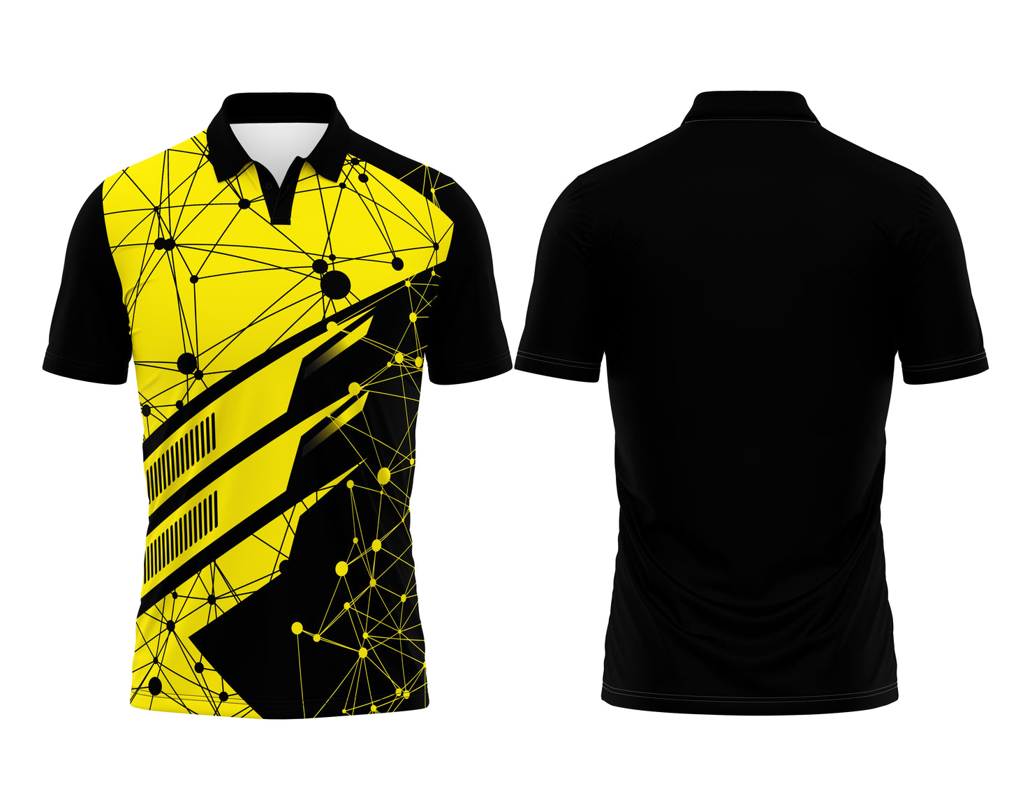 Black Cricket Squad Jersey – Custom Print