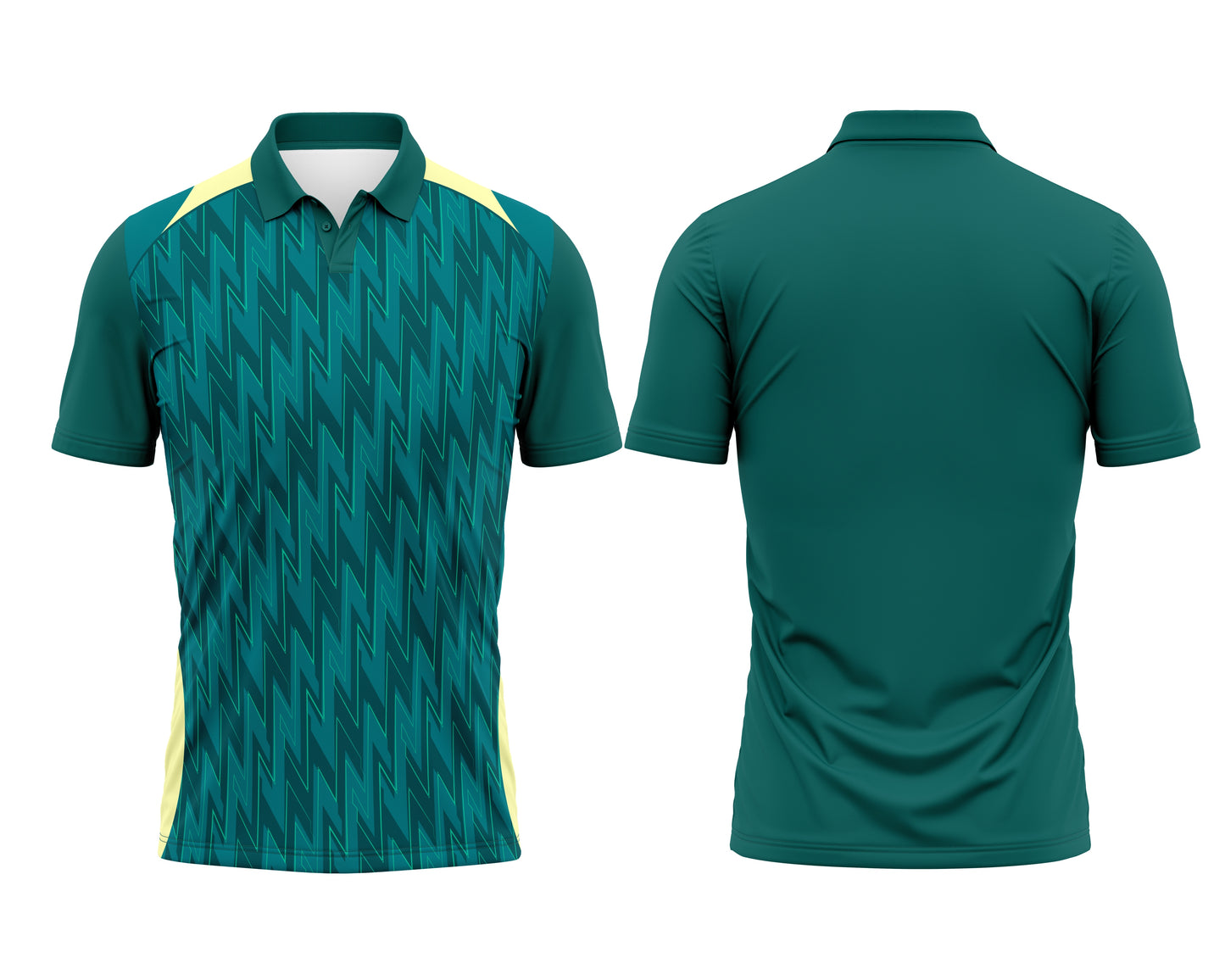 Green Custom Sports Tee – Full Custom Printing