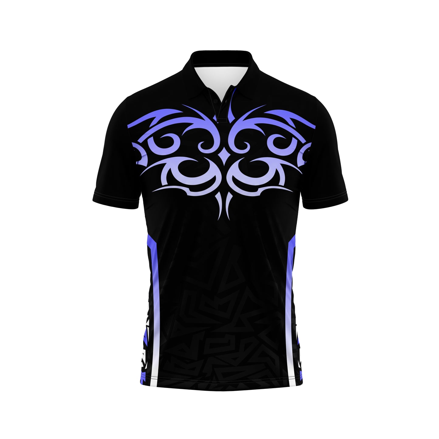 Black Polo Neck Custom Jersey – Team Logo Printing