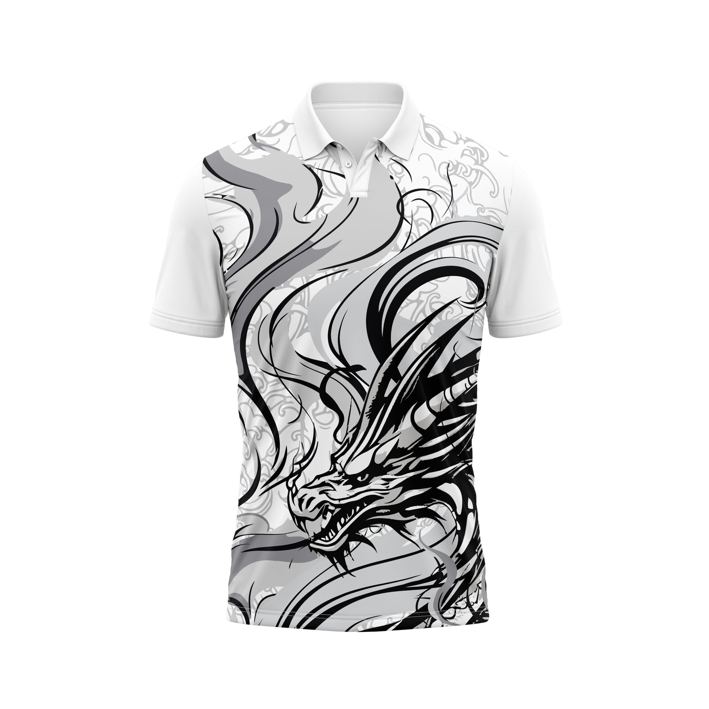White Esports Jersey – Custom Team Graphics
