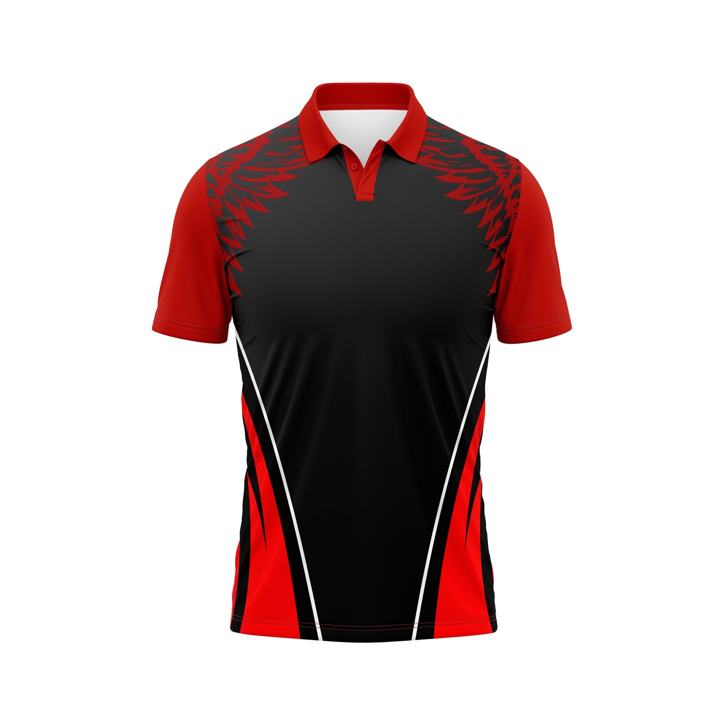 Red Custom T-Shirt Jersey – Name, Number & Logo Printing