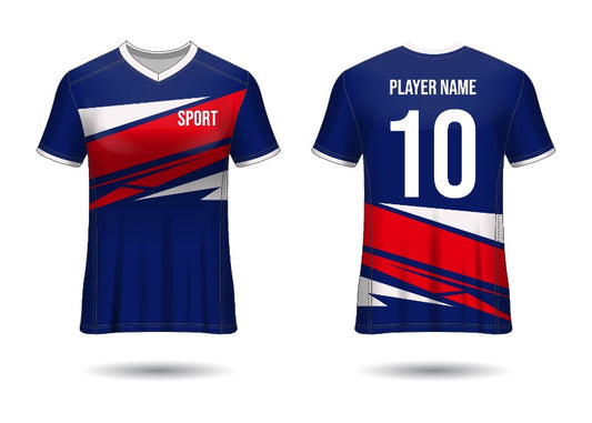 Personalized Team Jersey V Neck Design