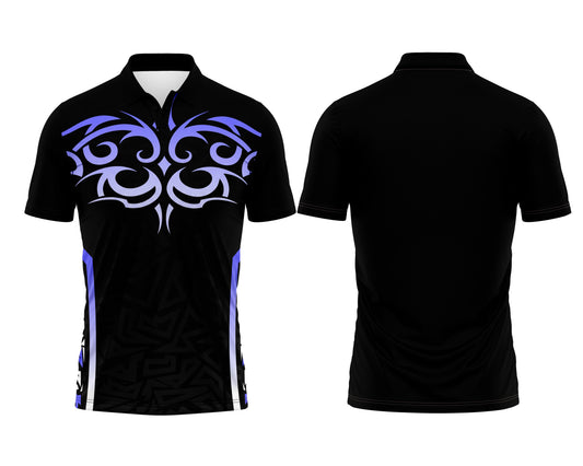 Black Polo Neck Custom Jersey – Team Logo Printing