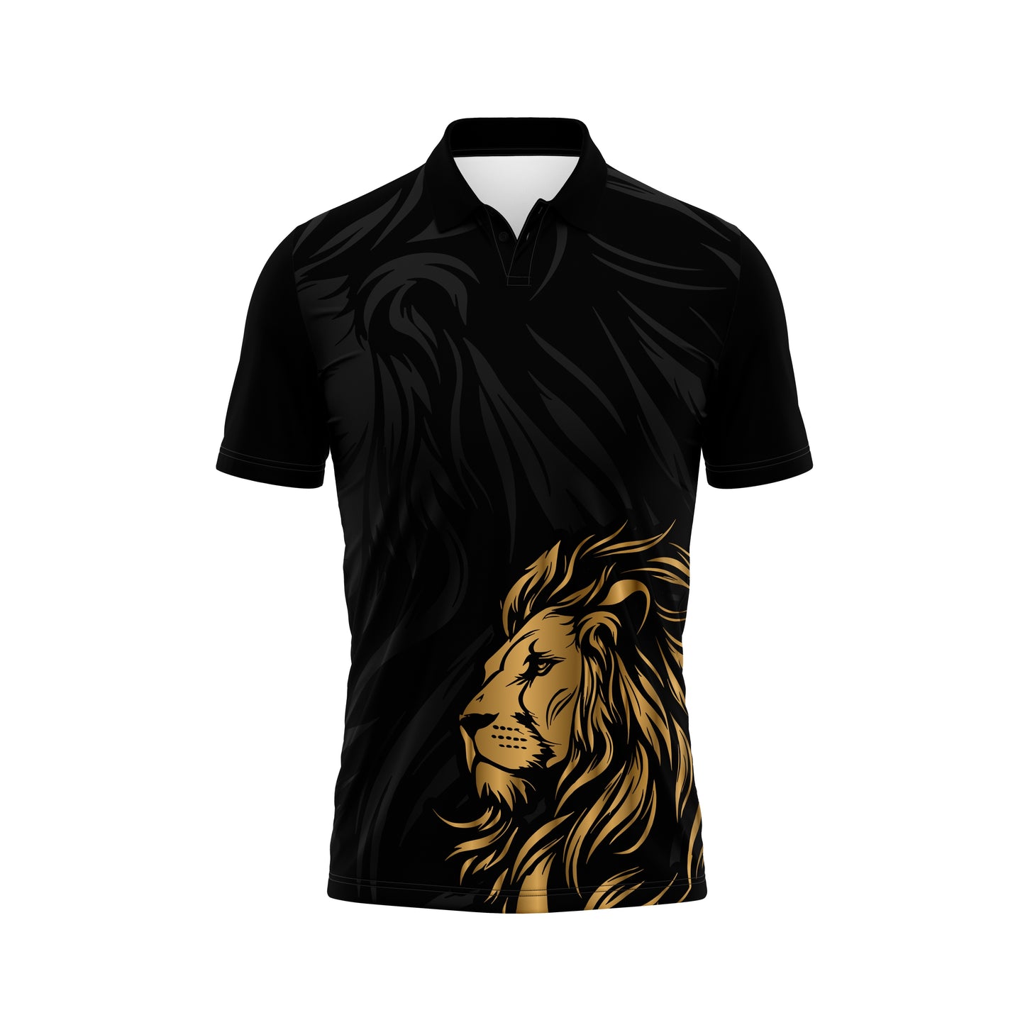 Black Polo Sports T-Shirt – Sublimation Custom