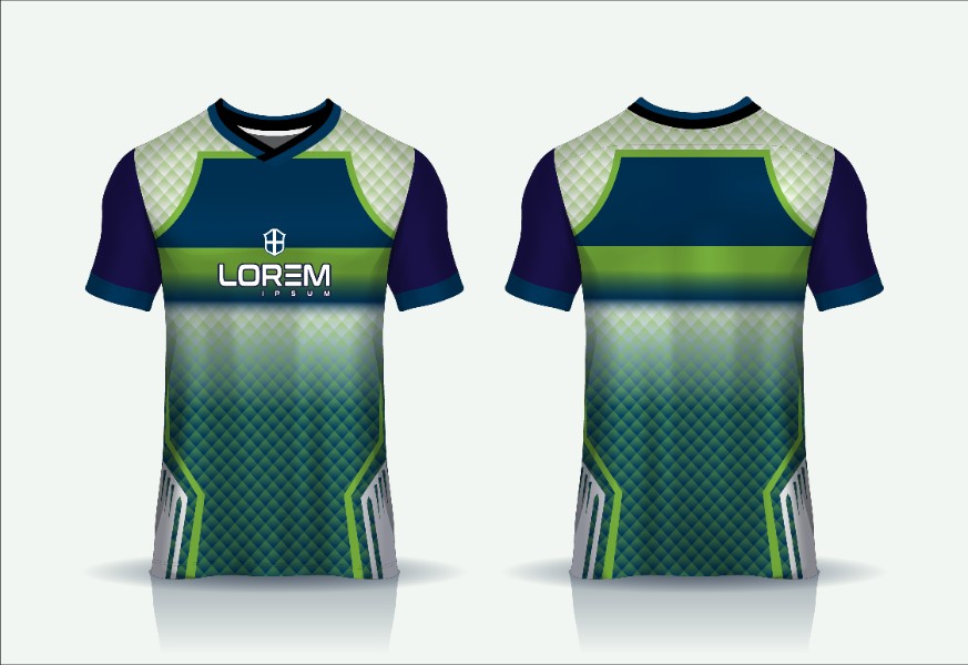 Custom V Neck Jersey with Sublimation Printing