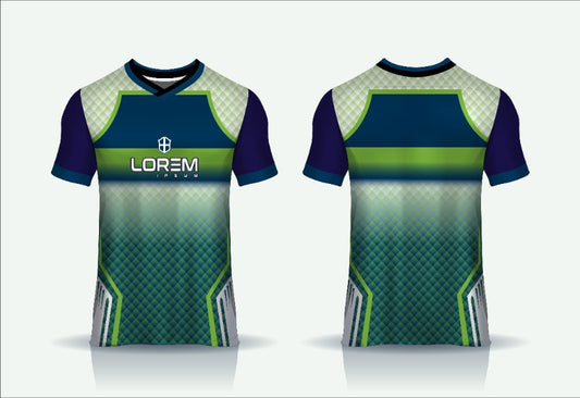 Custom V Neck Jersey with Sublimation Printing