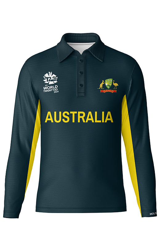 JerseyJunction Customized Replica Australia customized polo neck jersey full sleeve