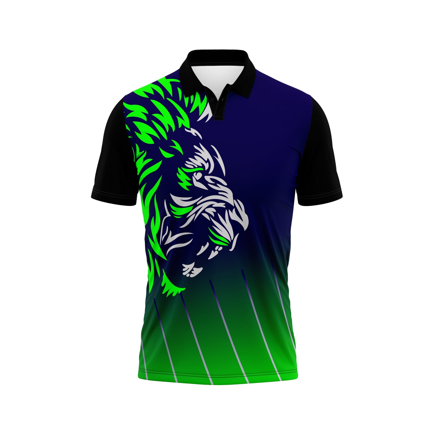 Black Collar Custom Jersey – Name & Number Printing