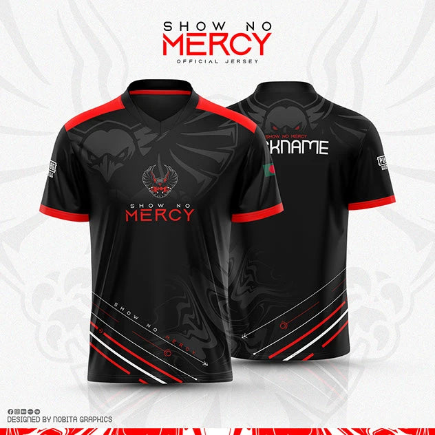Show no mercy Customized Esports Gaming Jerseys – Add Name