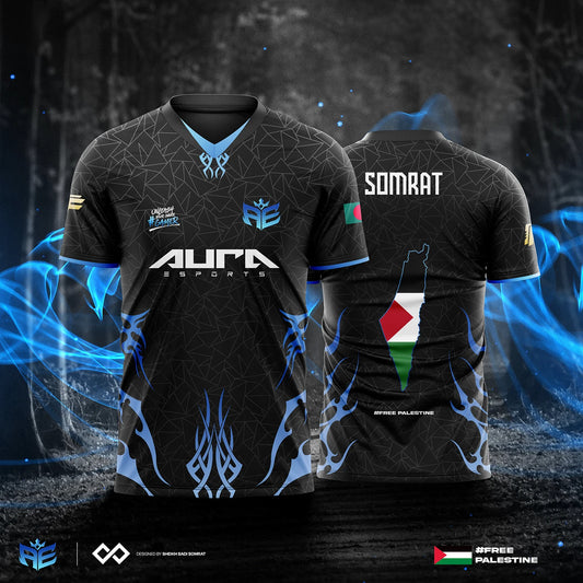 AURA Customized Esports Gaming Jerseys – Add Name, Number & Logo