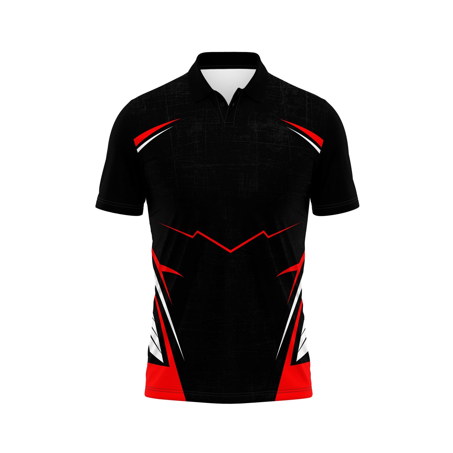 Black Team Polo Jersey – High Quality Dri-Fit
