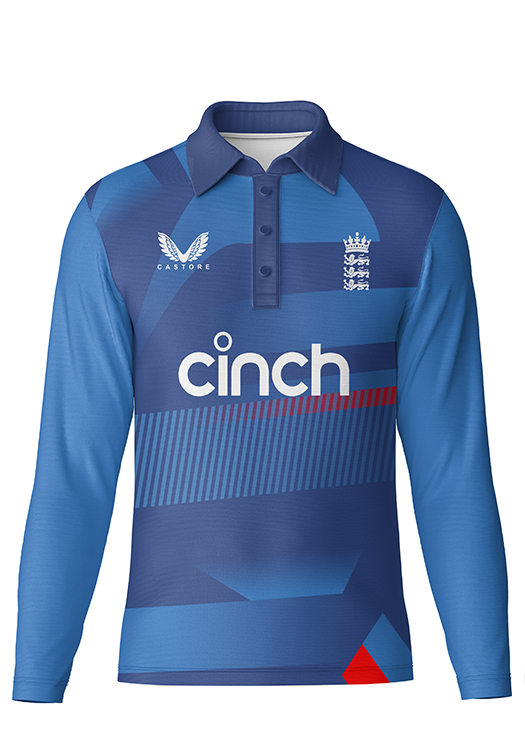 JerseyJunction Customized Replica England customized polo neck jersey full sleeve