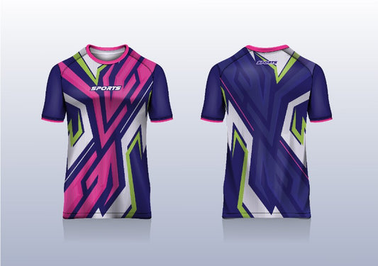 Fully Personalized Sports Jersey round neck half sleeve