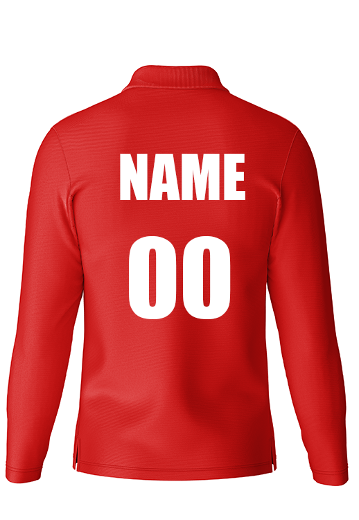 JerseyJunction Customized Replica England red customized polo neck jersey