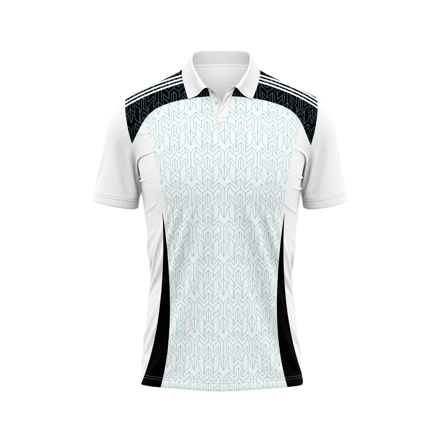 White Polo Sports Jersey – Custom Team Edition