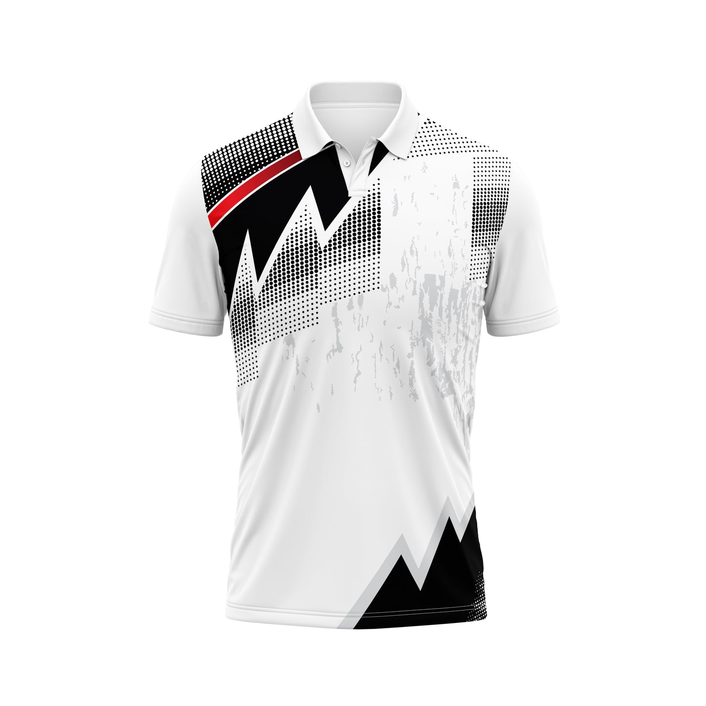 White Match Jersey – Custom Print for Clubs & Teams