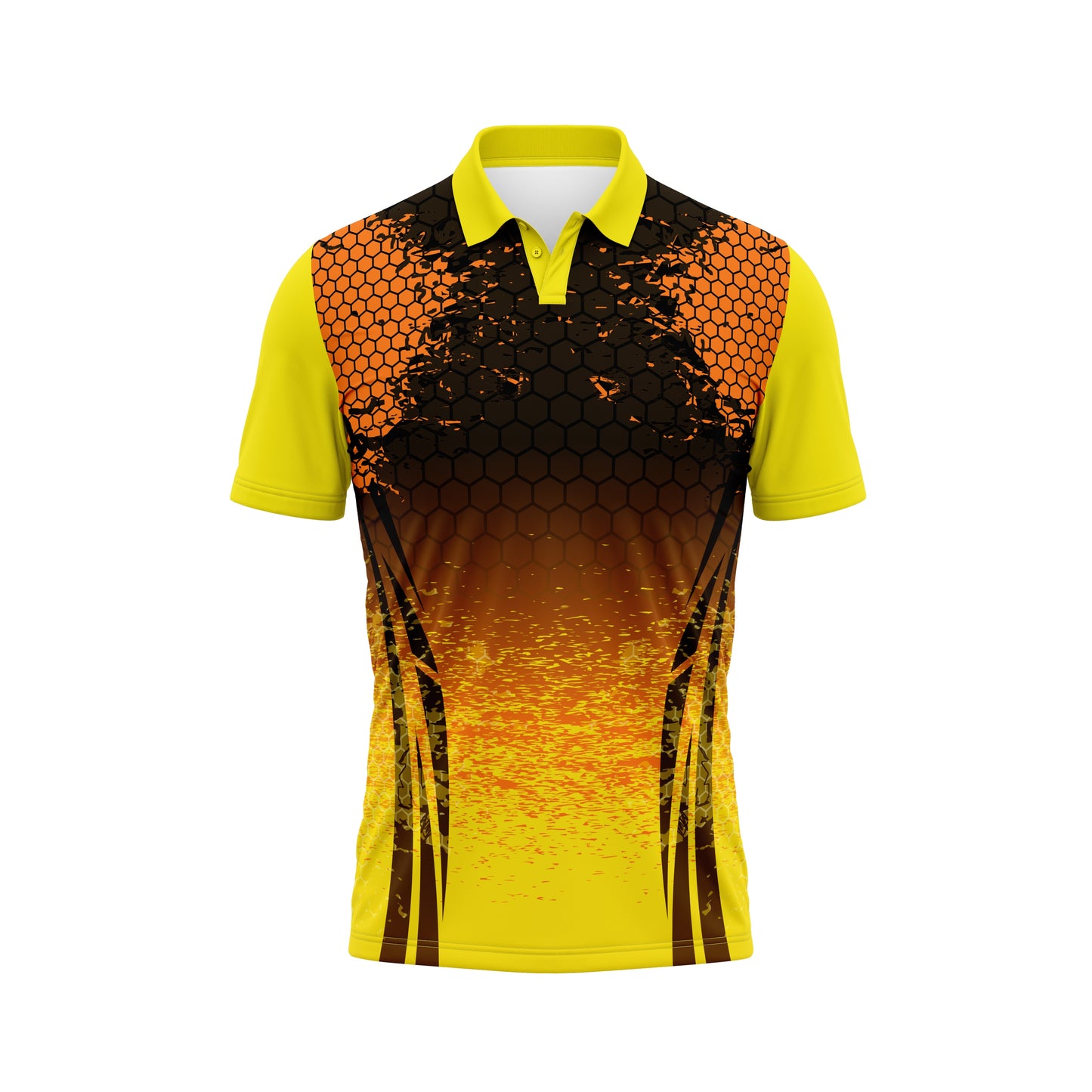 Yellow Customized Jersey – Personalised Name & Number Printing
