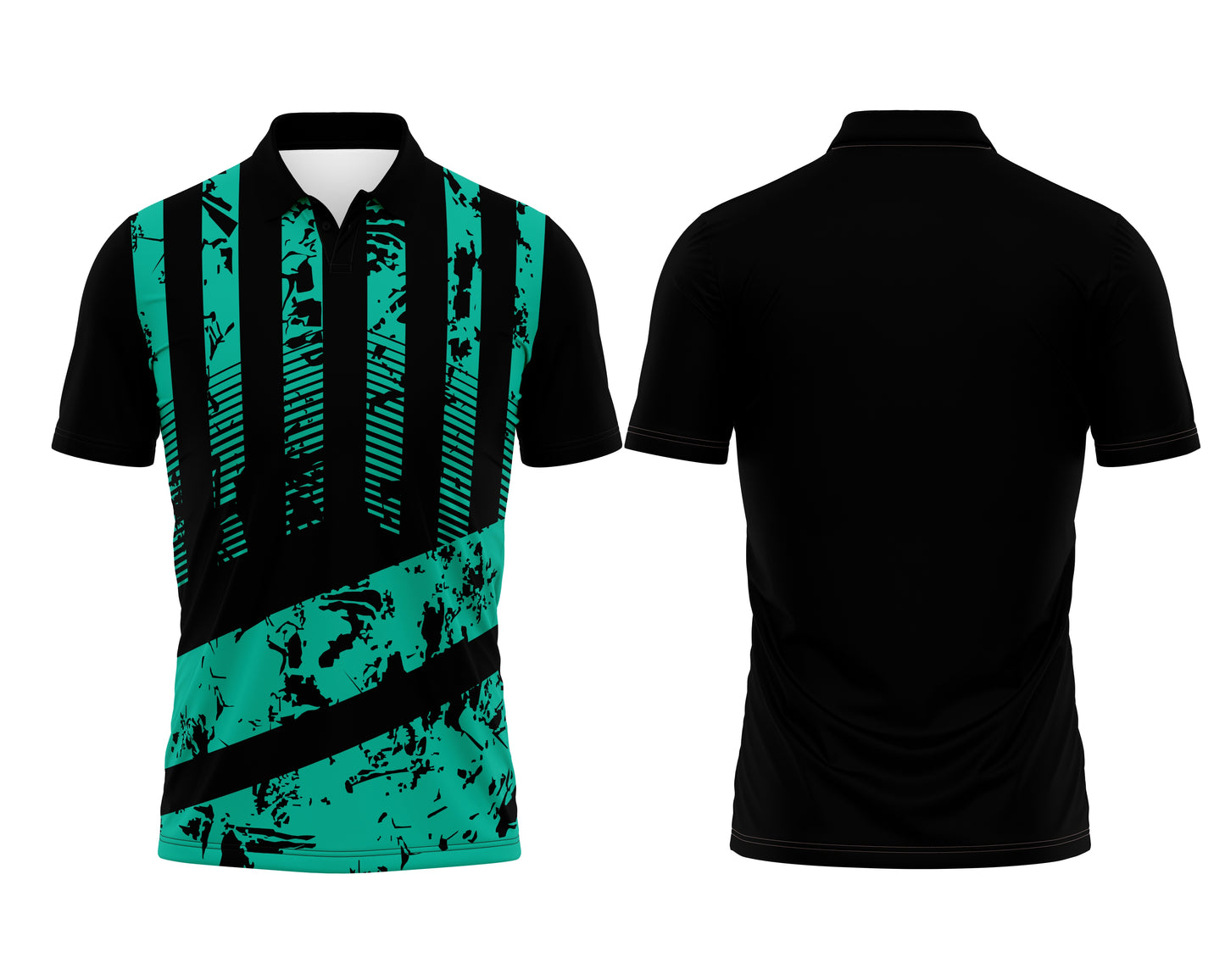 Black Digital Print Custom Jersey – Add Name & Logo