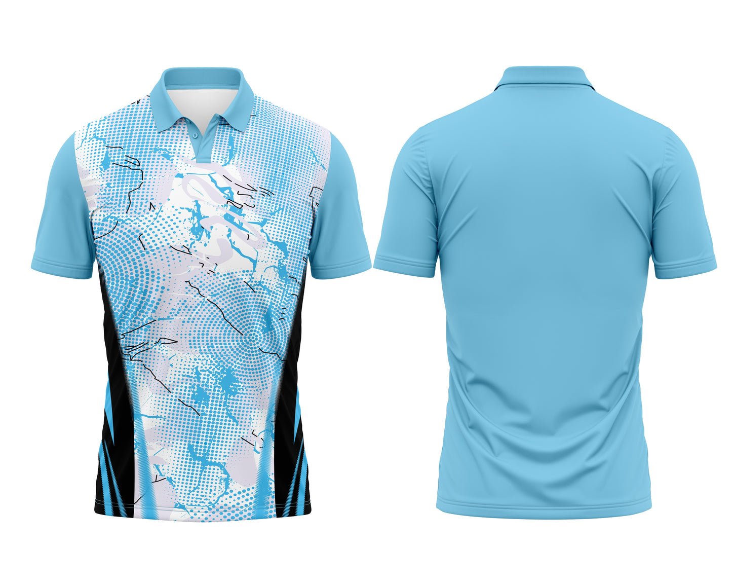 Sky Blue Sports Jersey Custom – Name, Number & Logo Printing