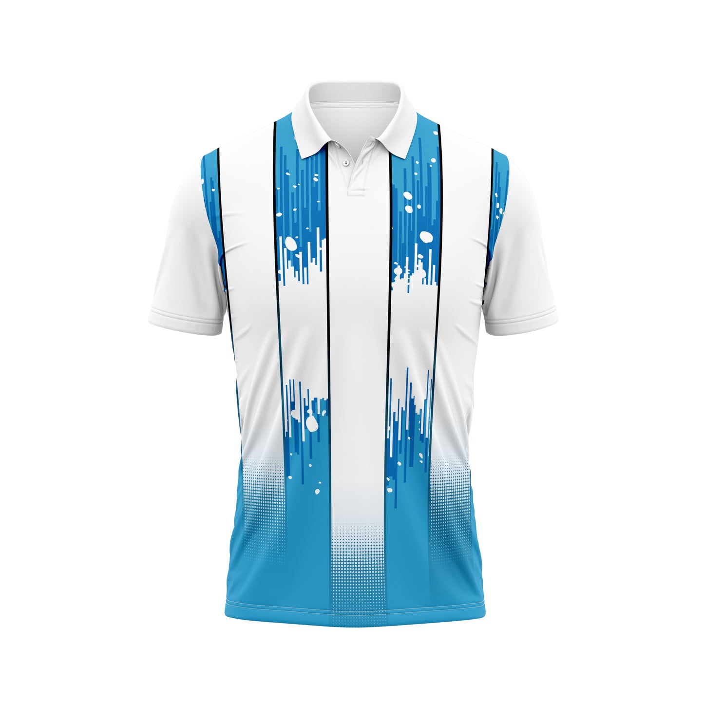 White Quick-Dry Custom Jersey – Dri Fit Material