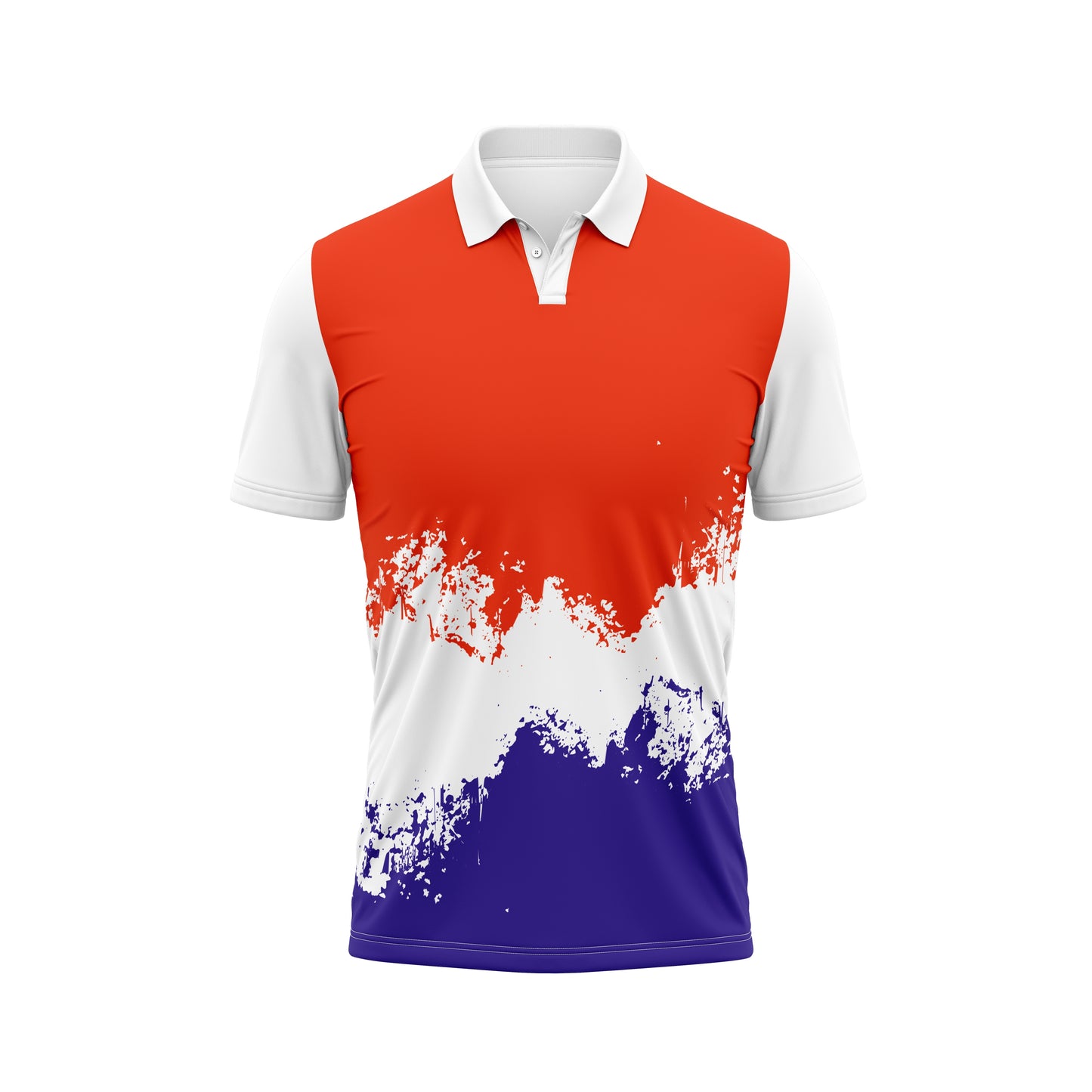 White Breathable Sports Jersey – Custom Name Printing