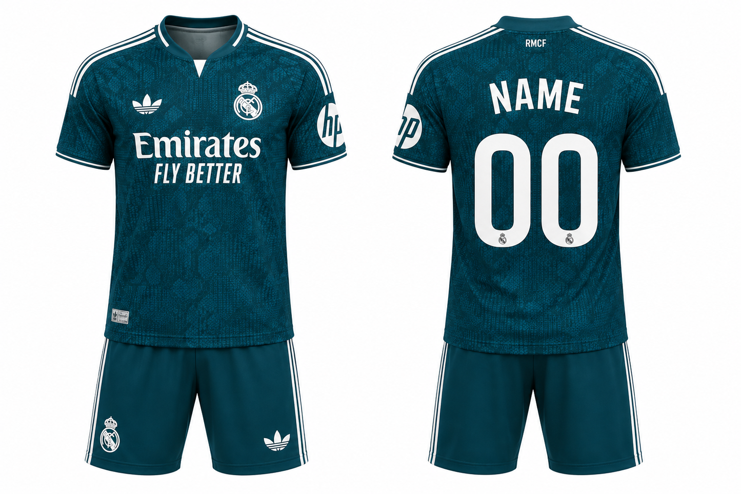 JerseyJunction Real Madrid 26-27 Away Kit jersey with shorts .