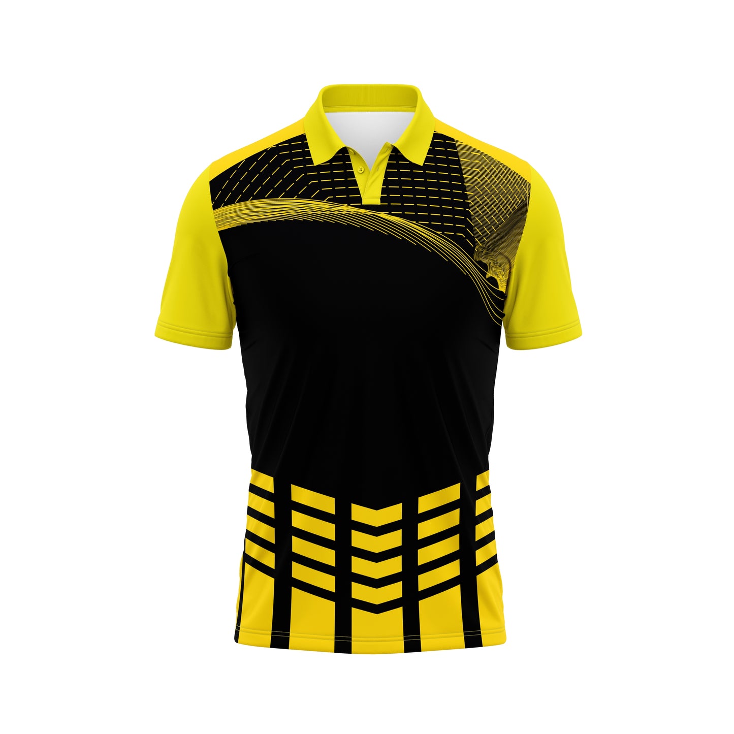Custom Yellow Sports Jersey – Add Team Logo, Name & Number