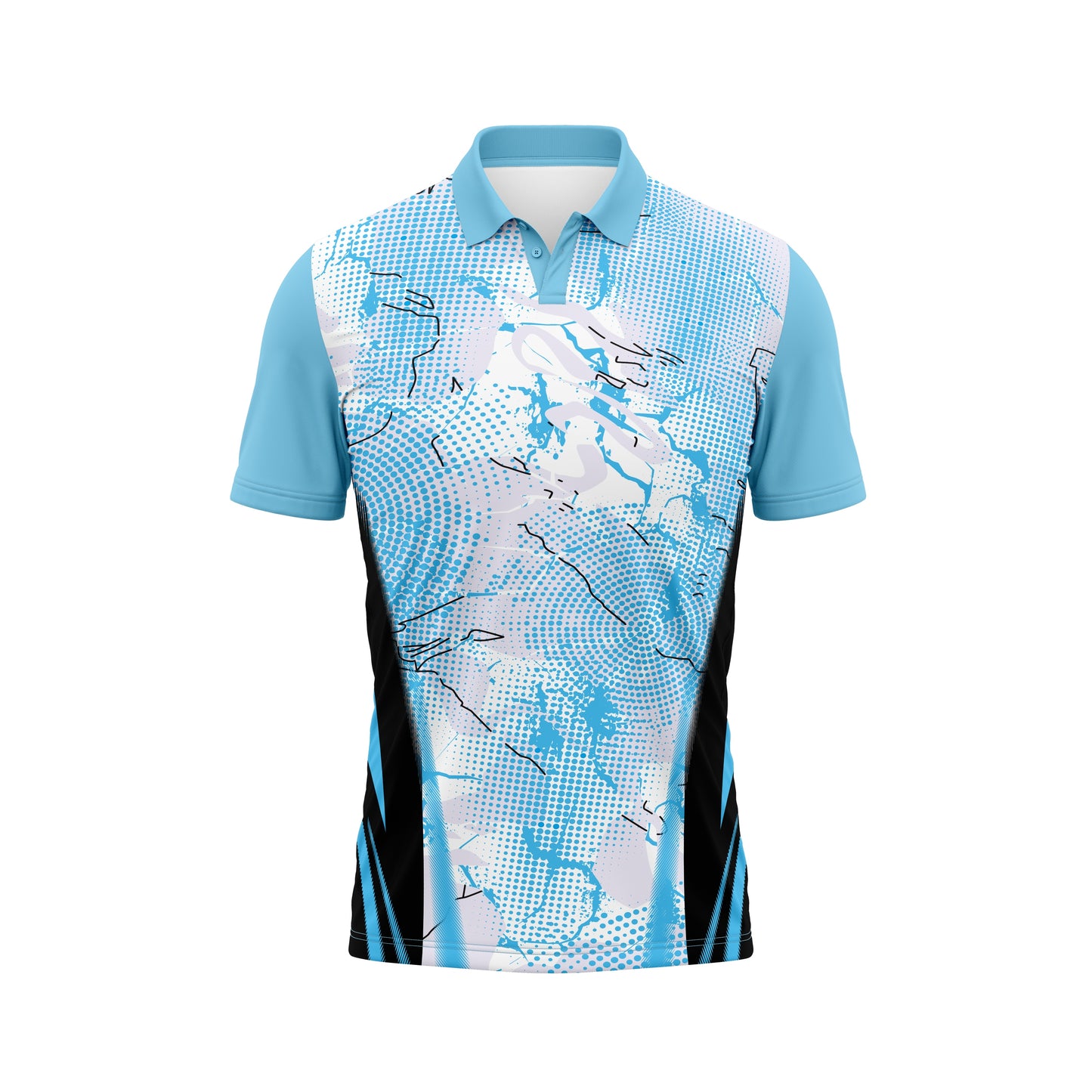 Sky Blue Sports Jersey Custom – Name, Number & Logo Printing