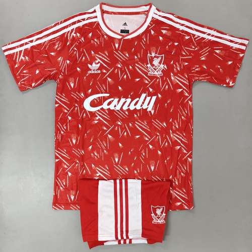 Liverpool Away 1989-91 Retro Jersey with Shorts
