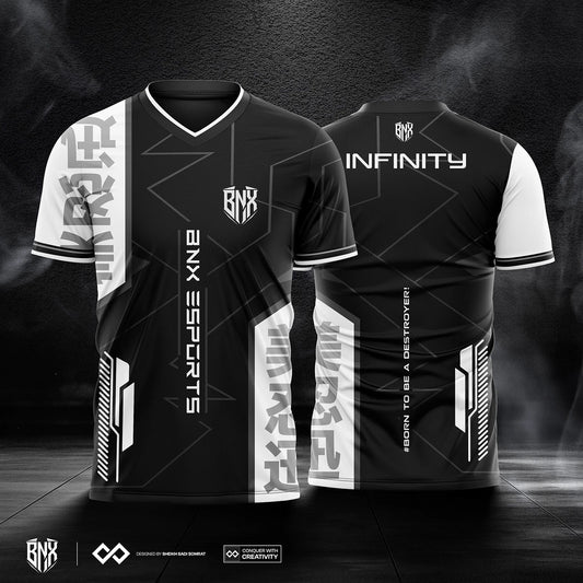 Infinity Customized Esports Gaming Jerseys – Add Name, Number & Logo