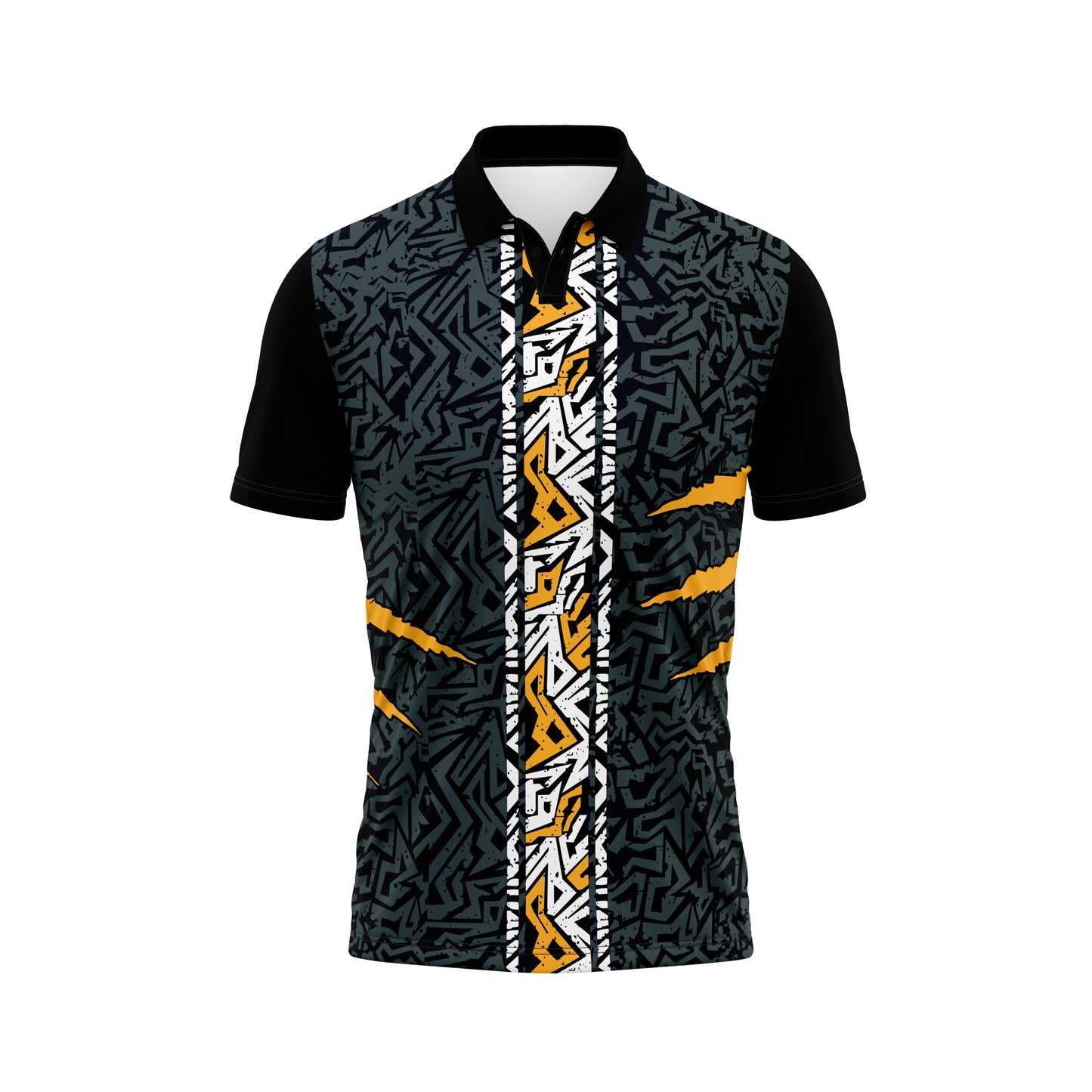 Black Custom Teamwear Jersey – Fast Printing