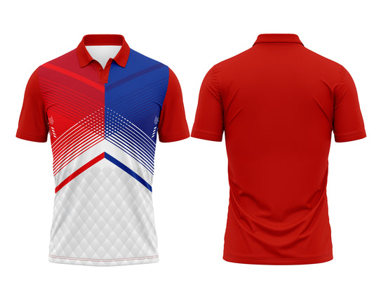 Red Custom Sports Tee – Add Your Logo & Text