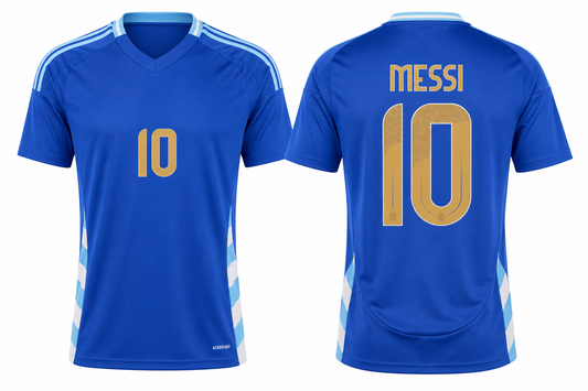Jerseyjunction Argentina Away Jersey 2024/25 – Custom Name & Number Football Jersey