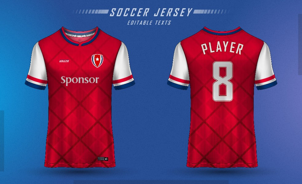 Custom Sports Jersey with Front Back Print