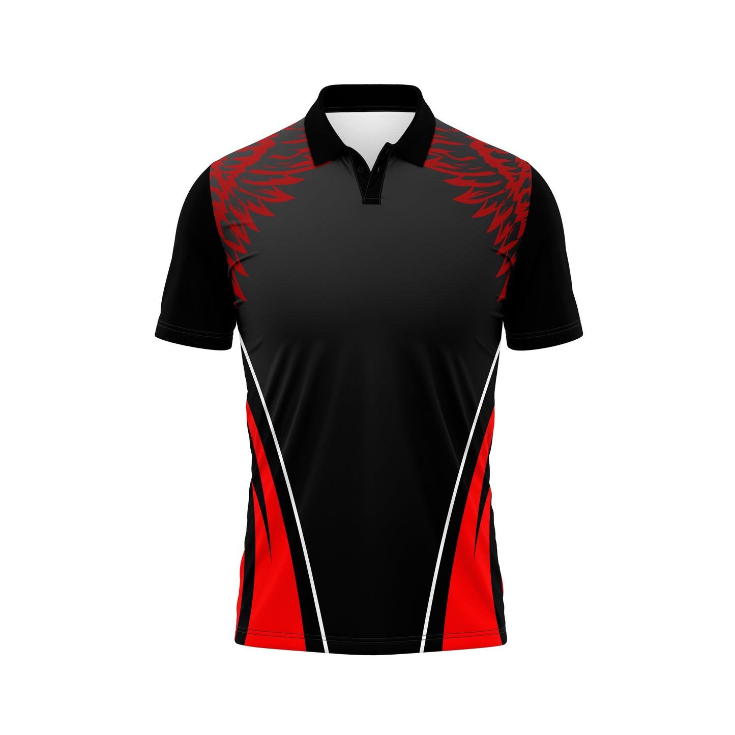 Black Jersey with Custom Text & Logo