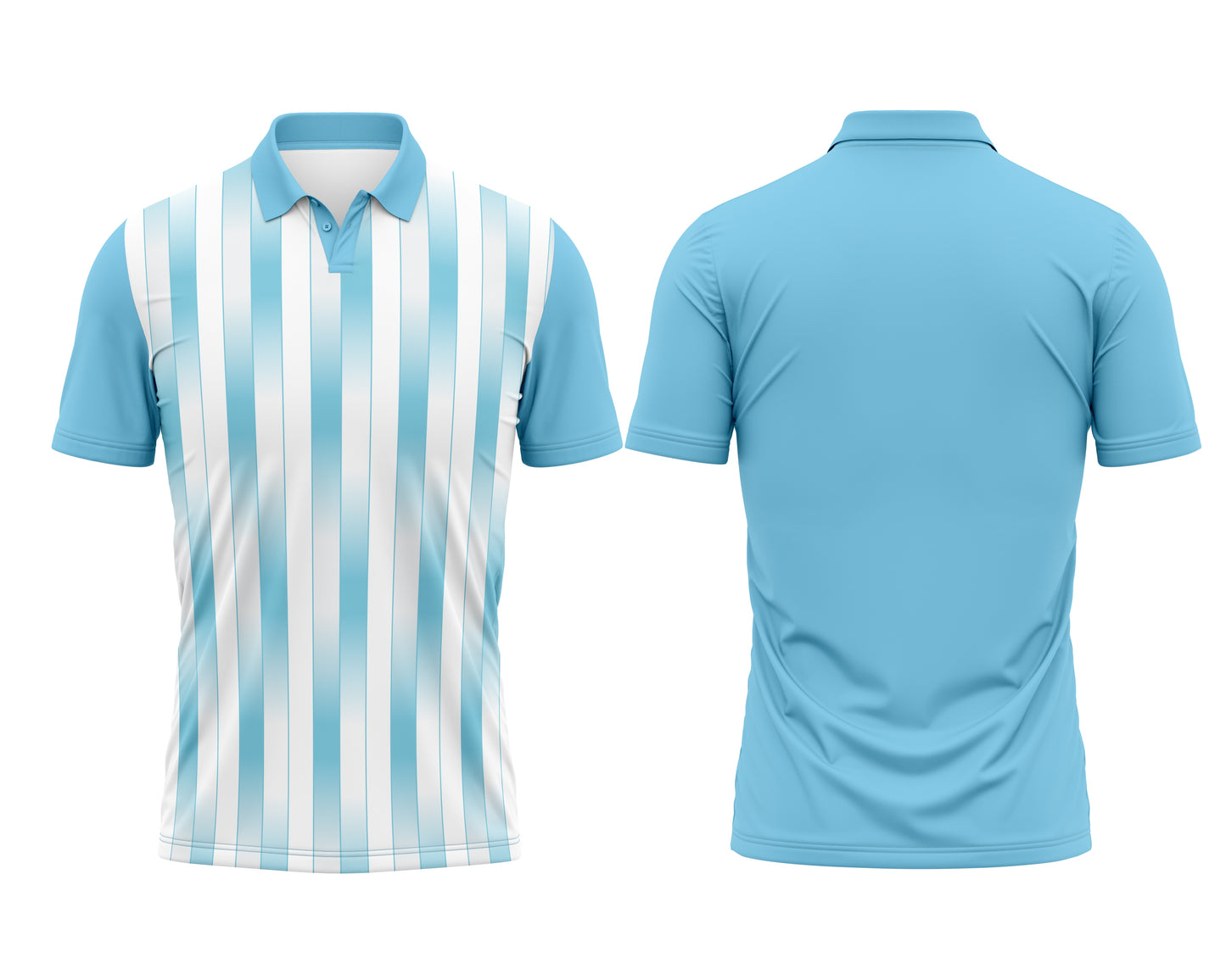 Sky Blue Practice Cricket Jersey – Personalized