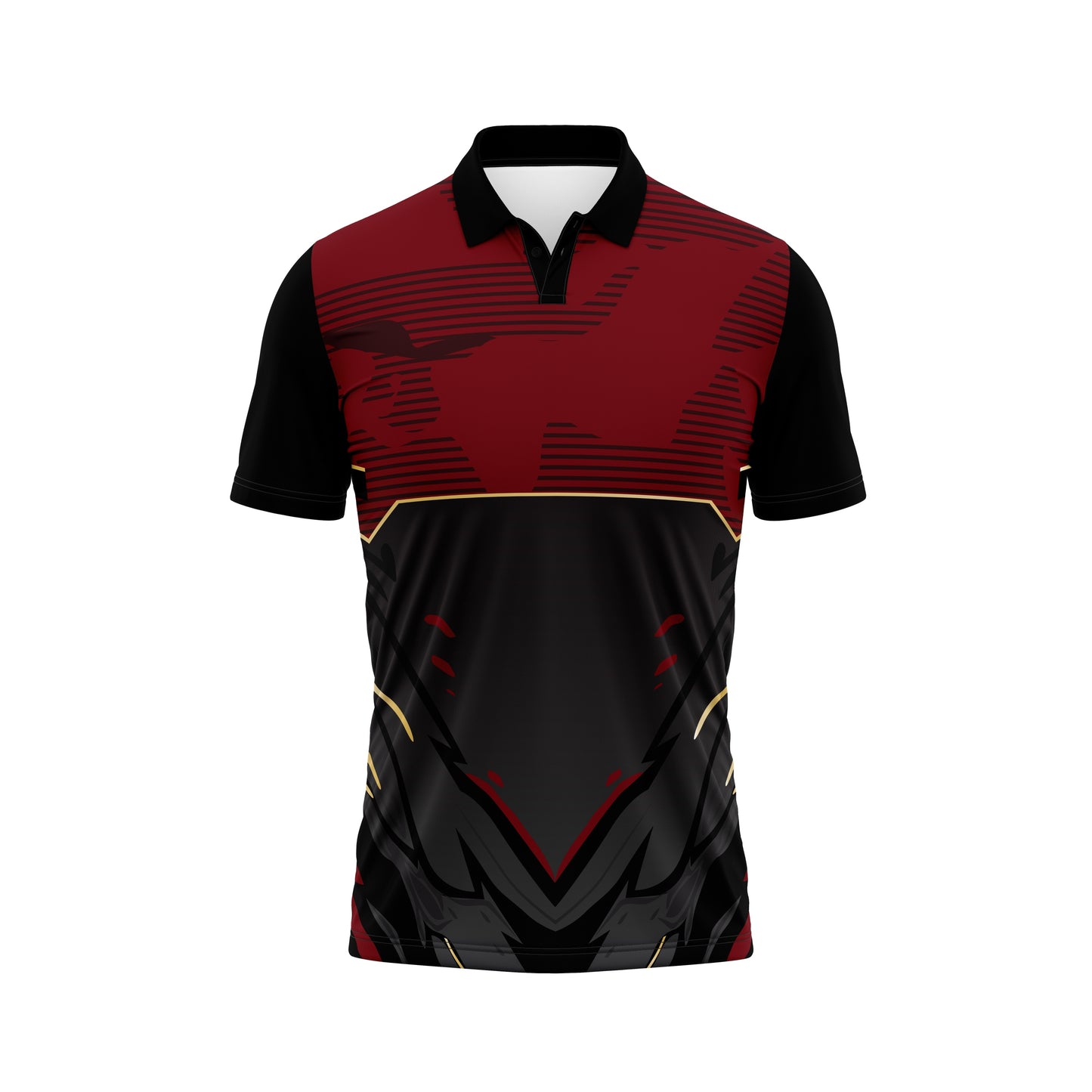 Black Men’s Athletic Jersey – Custom Print