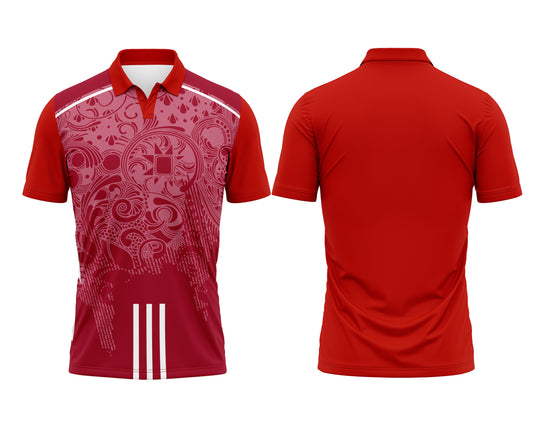 Red Personalized Sportswear – Full Custom Design