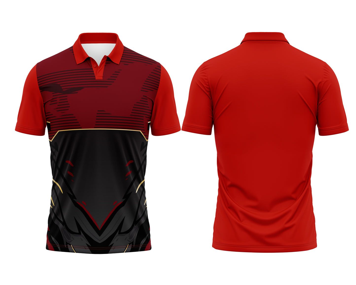 Red Custom Team Jersey – Personalized Printing Available