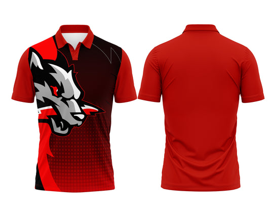 Red Sports Jersey Custom – High-Quality Sublimation Print