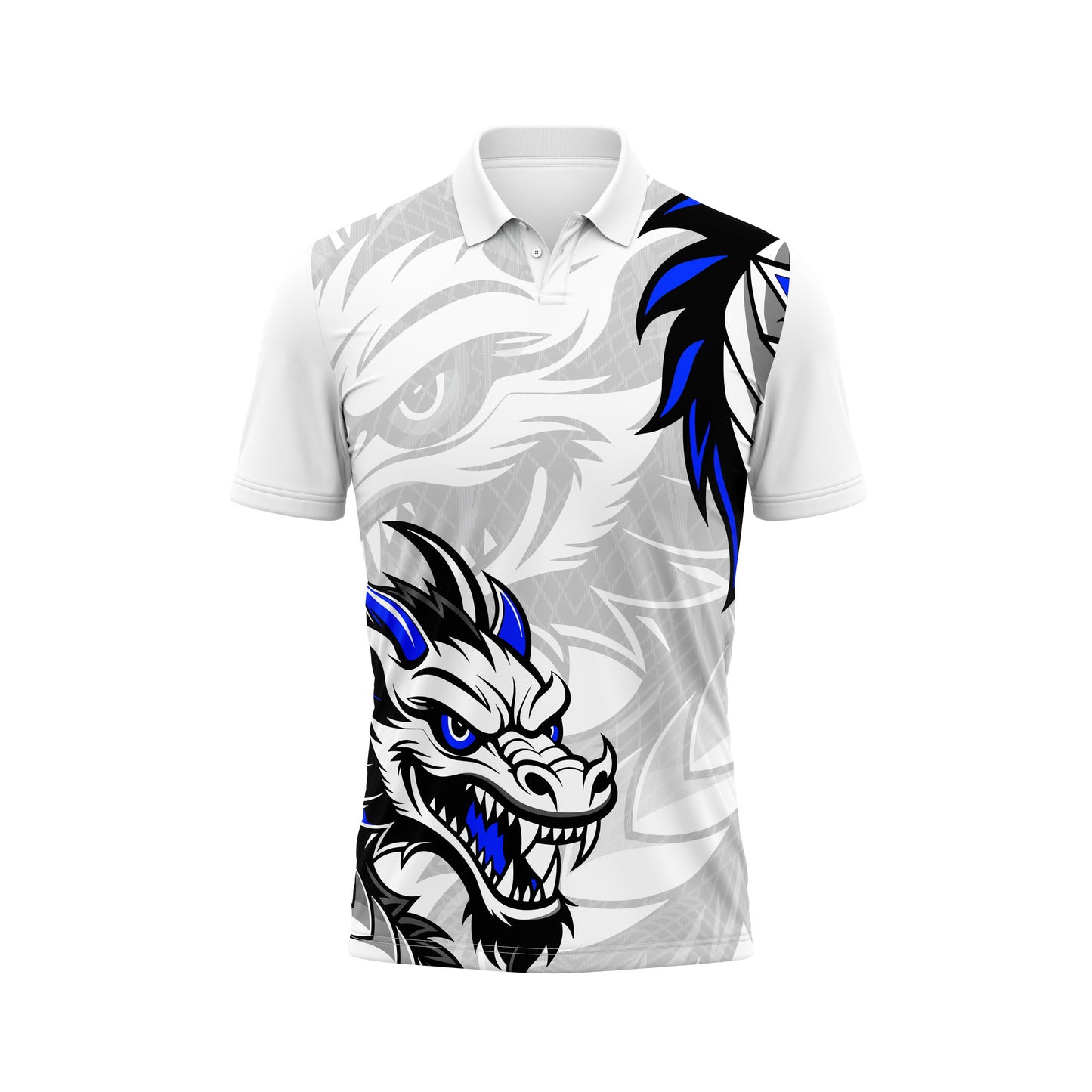 White Full-Print Customized Jersey – Sublimation