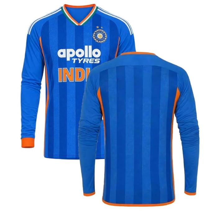 India T20 Custom Jersey 2026 V neck fullsleeves